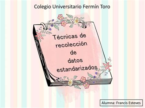 Técnicas De Recolección De Datos Ppt