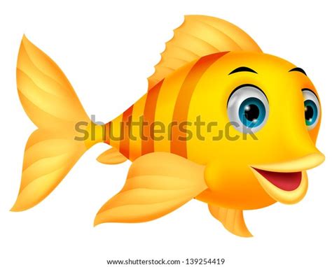 Cute Fish Cartoon Stock Vector Royalty Free