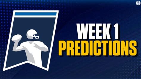 College Football Top 25 Week 1 Predictions Cbs Sports Hq