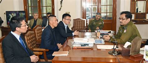 A Chinese Delegation Called On The Igp Punjab At Cpo