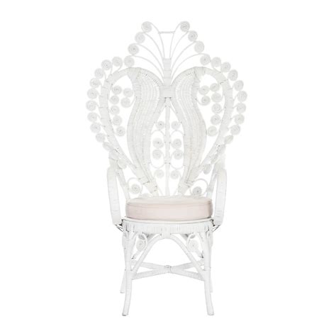 Peacock Chair White Hire In Style