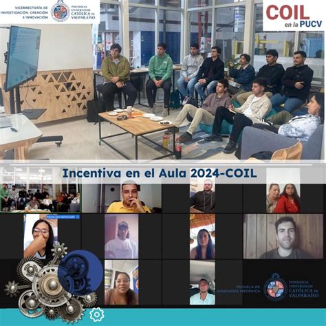 Mecánica PUCV participa en proyecto Incentiva en el Aula 2024 COIL