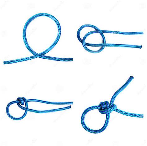 Noose Knot And How To Tie With Rope In Tutorial Guide Or Instruction