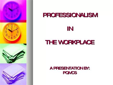 professionalism at work place 5