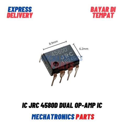 IC JRC 4580D JRC4580D 4580 Dual Op IC Lazada Indonesia