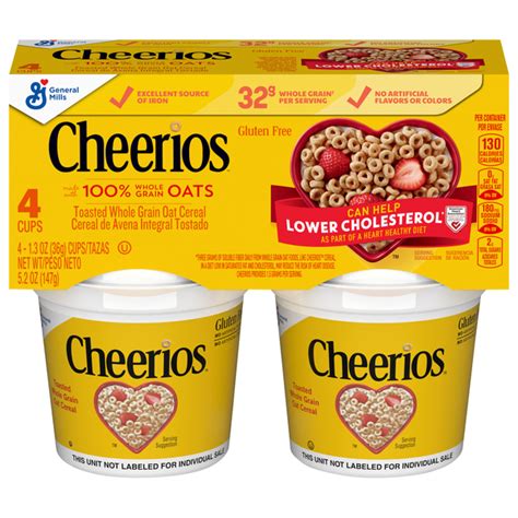 Save on Cheerios Cereal - 4 ct Order Online Delivery | Stop & Shop