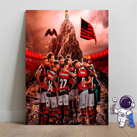 Quadro Decorativo Flamengo Elenco 4k Full Hd Painel Unico Shopee Brasil