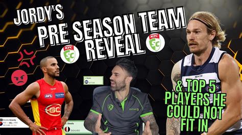 Jordy S 2023 AFL Supercoach Team Reveal March 2023 Preseason Team