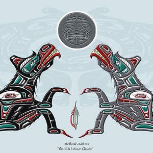 Heiltsuk Spirit Bear Family All That I am I Owe To My mother Digital ...