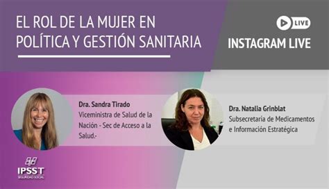 Charla El Rol De La Mujer En Política Y Gestión Sanitaria Noticias