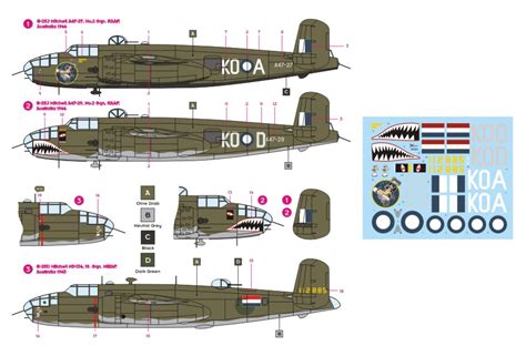 Dk Decals Dk48002 B25 Mitchell In Raaf And Neiaf Service