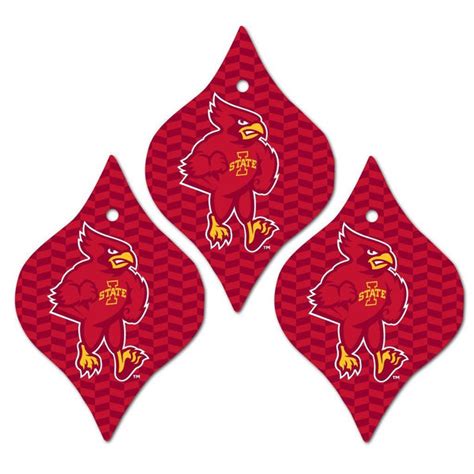 Iowa State Ornament Tapered Shapes Victorystore