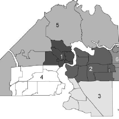 Health zones, Duval County, Florida. Prepared by the Duval County ...