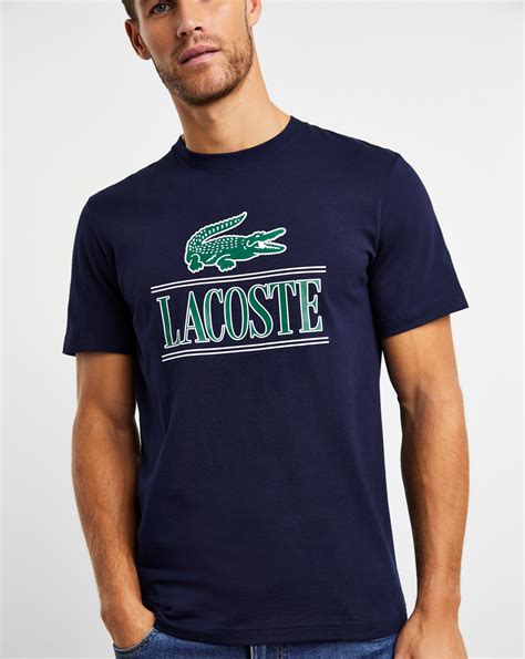 Lacoste Navy Short Sleeve Logo T Shirt Jacamo