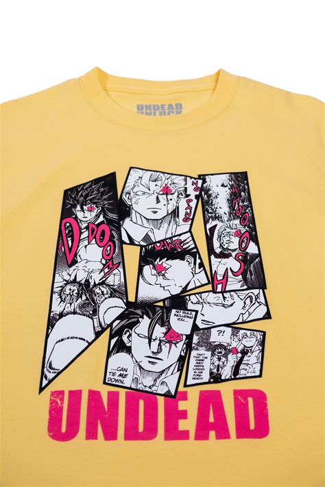 Undead Unluck Victor Arrives Tee - Daffodil Yellow – Shonen Jump Store