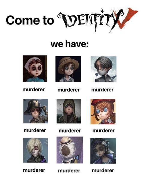 Every Survivor Is So Morally Gray Lmao IdentityV In 2021 Identity V