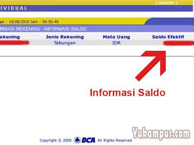 Cara Cek Saldo Bca Lewat Internet Banking Klikbca Yukampus