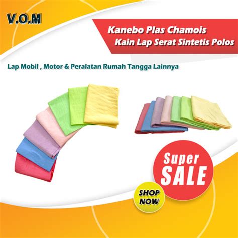 Jual Kanebo Plas Chamois Kain Lap Serat Sintetis Polos Refill