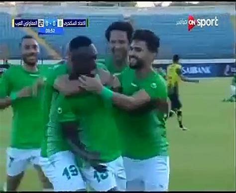 اهداف اتحاد السكندري 1 والمقاولون العرب 0 Video Dailymotion