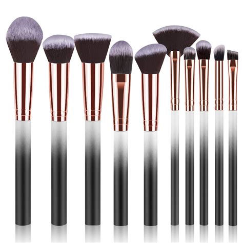 Set Of 10 Professional Cosmetic Make Up Brushes Start Makers Make Up