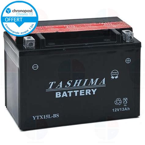 Batterie Moto Neuve Ytx L Bs Tashima V Ah Batterie Pour Moto