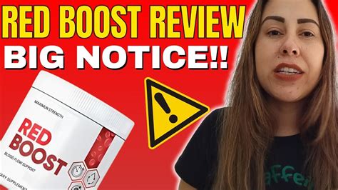 Red Boost Big Notice Red Boost Review Red Boost Reviews