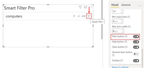 filter button okviz documentation