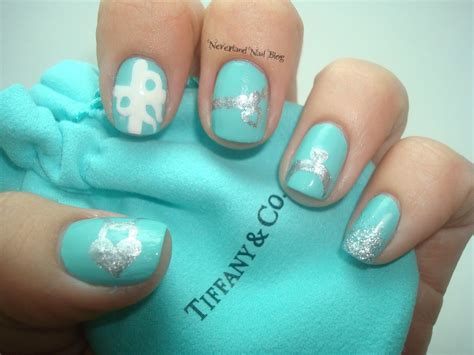 Tiffany And Co Inspired Nails Tiffany Blue Nails Azul Tiffany Tiffany And Co Tiffany Diamond