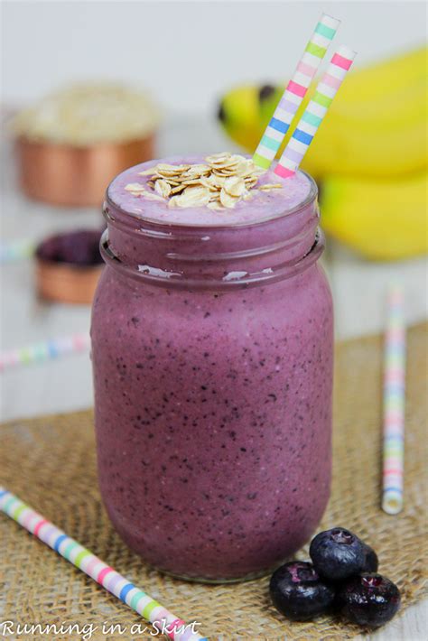 Blueberry Oatmeal Smoothie