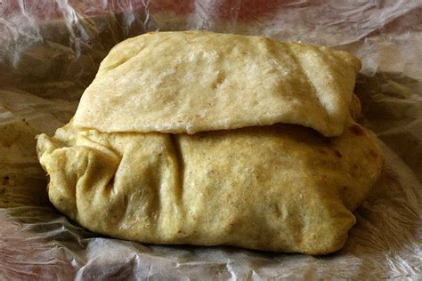 Shrimp Roti At Alis Trinidad Roti Shop Fulton Street Brooklyn