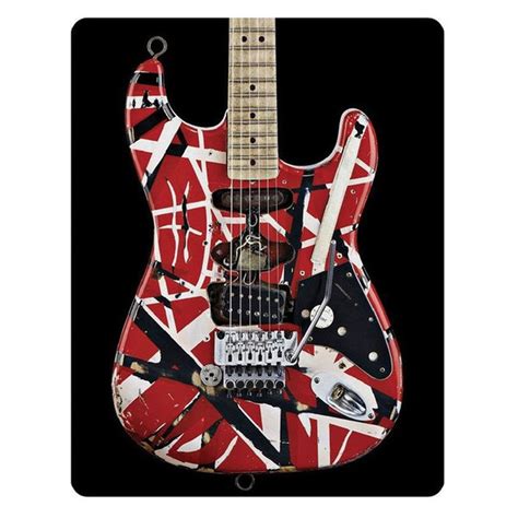 Edward Eddie Van Halen EVH Red Stripes Mens Neck Tie - Cyberteez