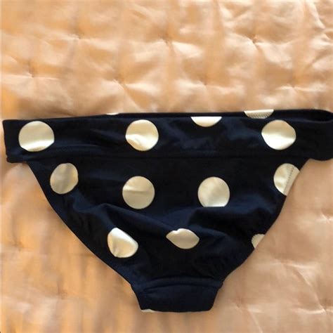 J Crew Swim J Crew Polka Dot Bikini Bottom Size Medium Nwot Poshmark