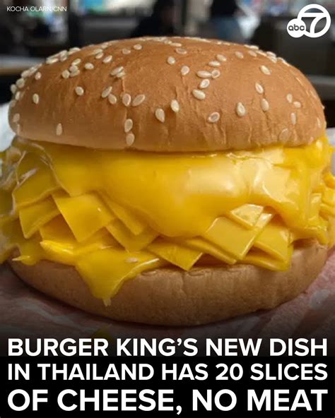 Abc7 Eyewitness News On Twitter The Real Cheeseburger 🍔🧀👀 Burger King Is Causing A Stir In