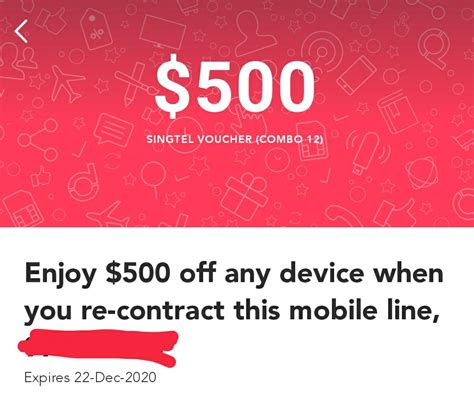 Singtel Voucher Tickets Vouchers Vouchers On Carousell