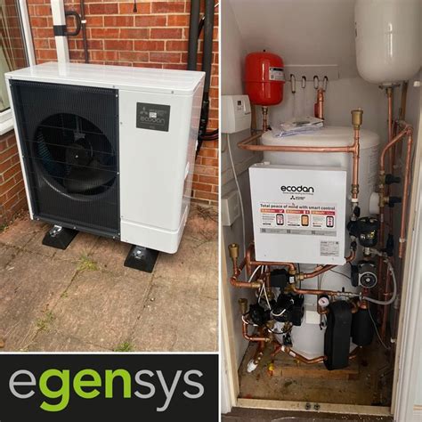 8 5kW Mitsubishi Ecodan Air Source Heat Pump