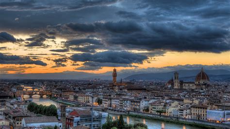 Hintergrundbilder Sonnenuntergang Meer Stadt Stadtbild Italien