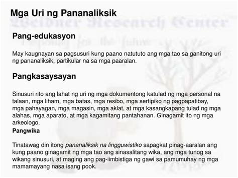 Uri Ng Pananaliksik At Mga Halimbawa Nito Sanaysay Ph The Best Porn