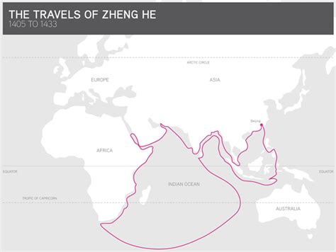 The Travels Of Zheng He The Ming Expeditioner R Mapporn