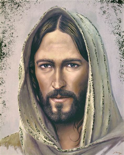 Lienzo En Tela Rostro De Jesús 55x70cm 590 00 En Mercado Libre