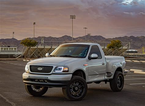 Supercharged And Lifted Ford F150 Single Cab Stepside “better Than Lightning”