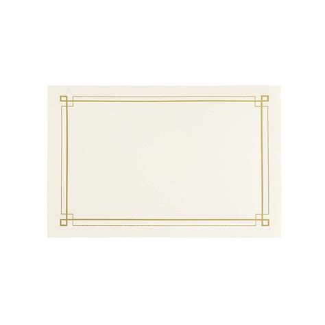 48PCS Blank Certificate Gold Foil Border Paper - Printer Fit, 8.5 x 11 ...