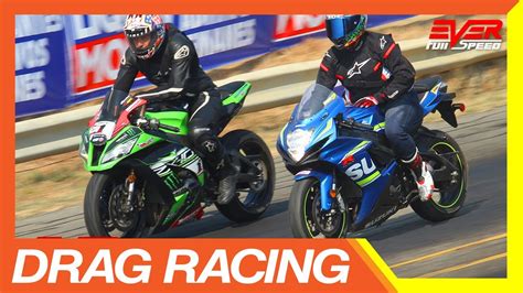 Suzuki Gsxr 600 Vs Kawasaki Ninja Zx10r 🔥 Drag Racing 🔥 Carreras De