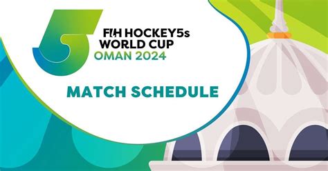 NCAA: Match Schedule Released for 2024 FIH Hockey5s World Cup – Hockey World News