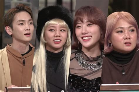 Shinees Key Girls Days Hyeri Wjsns Luda And Park Na Rae Reveal