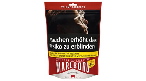 Marlboro Crafted Selection Red Volumen Tabak Cigarrenversand De