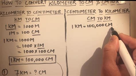 Changing Kilometers To Meters