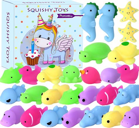 Amazon Pokonboy Pcs Squishies Mochi Toys Mini Kawaii Squishy