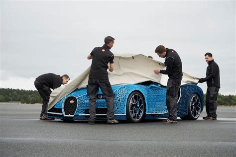 Lego's life-size Bugatti Chiron scoots silently at 18 mph - CNET