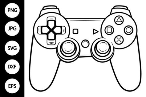 Outline Console Controller SVG Graphic By MYDIGITALART13 Creative Fabrica