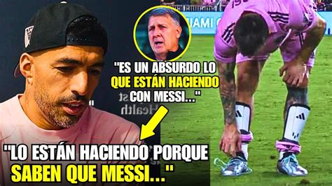 MADRE MÍA Miren lo que DIJO TATA MARTINO SOBRE MESSI y su LESIÓN